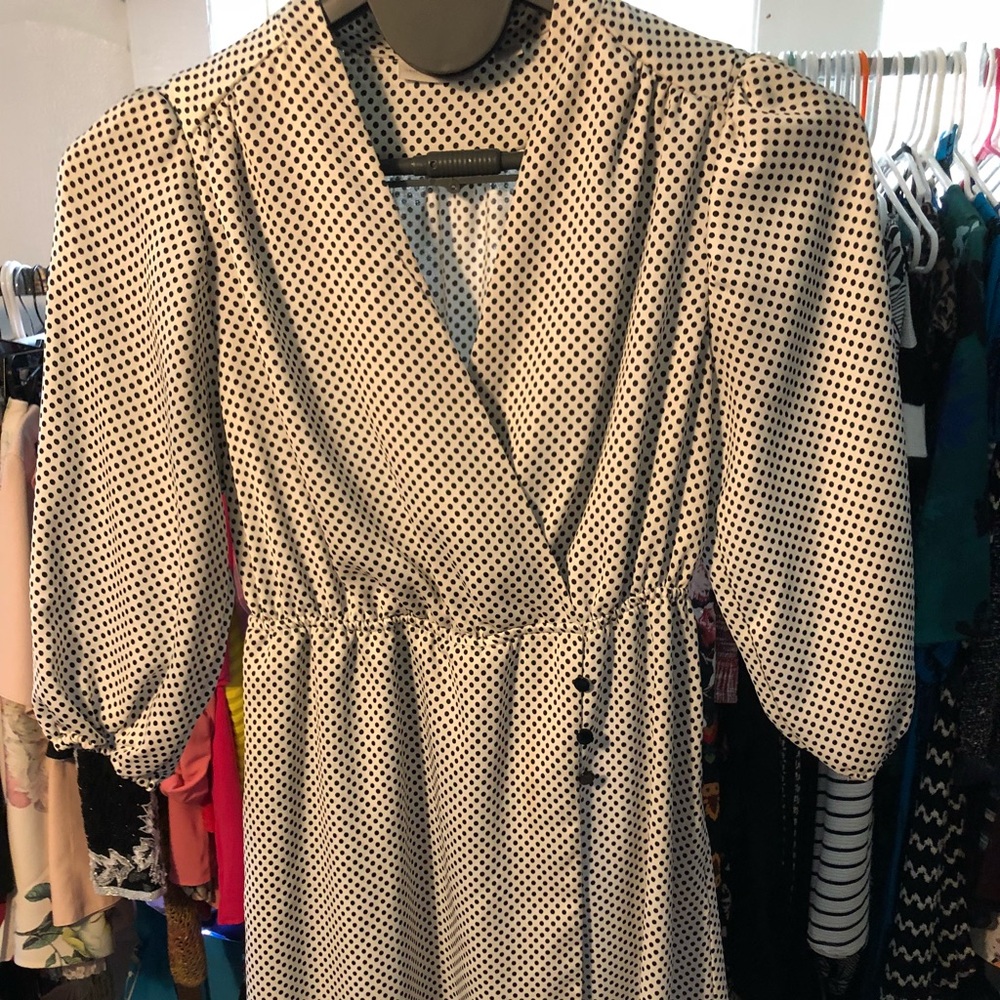 New York and Company polka dot dress
